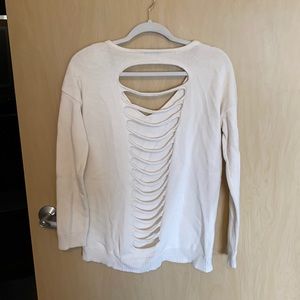 Cut out sweater